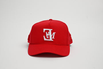 Logo Hat- Red/White