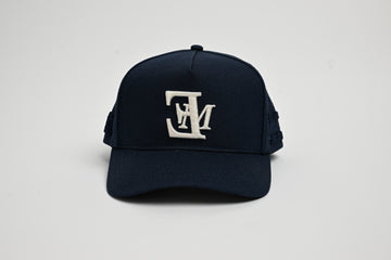 Logo Hat- Navy/Cream