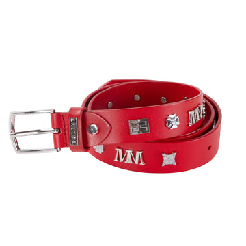 Emline Logo Belt - Red