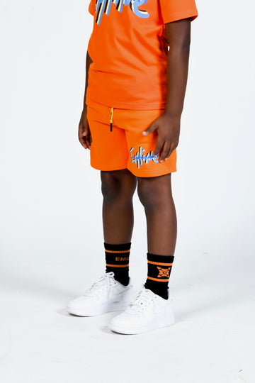 Kid's Sweatshorts - Orange