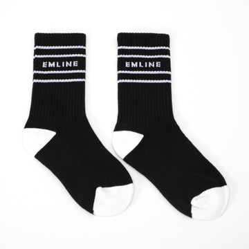 Kids Emline Socks - Black/White