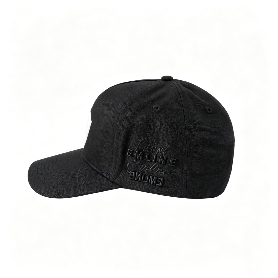 Logo Hat- Black/Cream