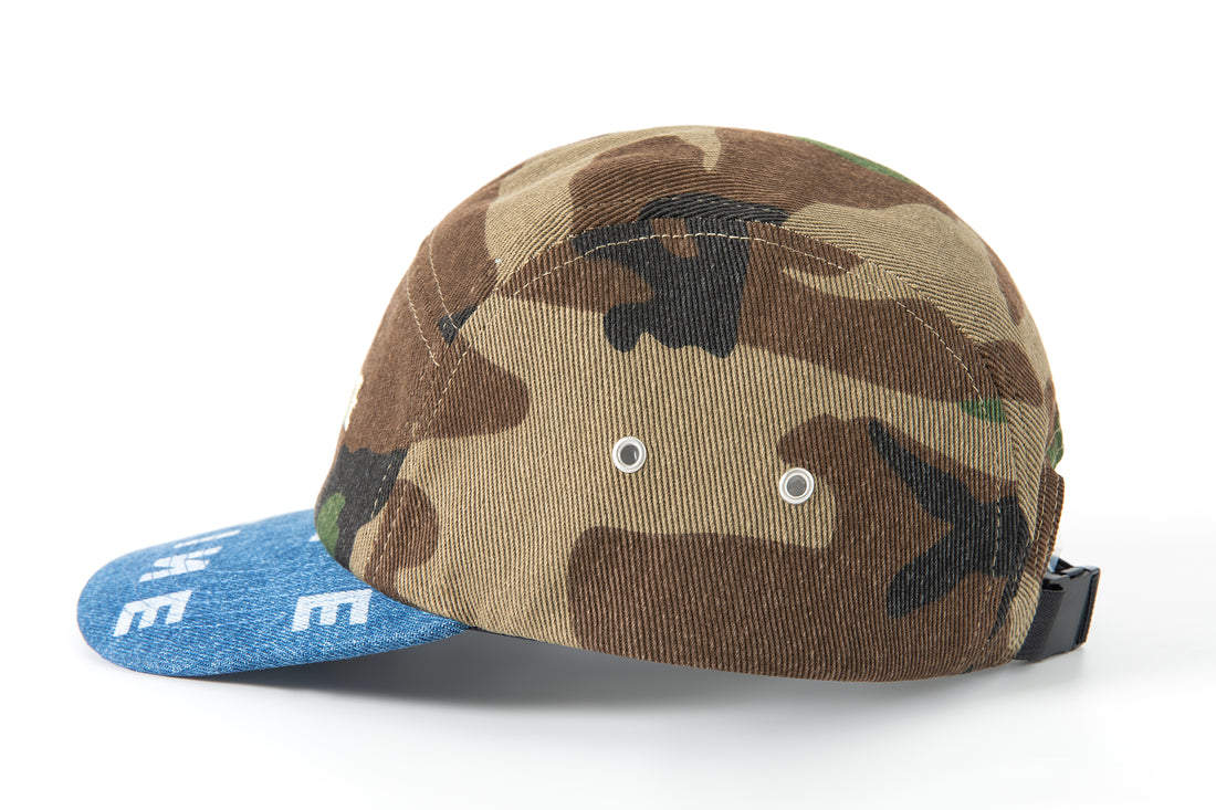 Logo Denim 5 Panel Hat - Camo
