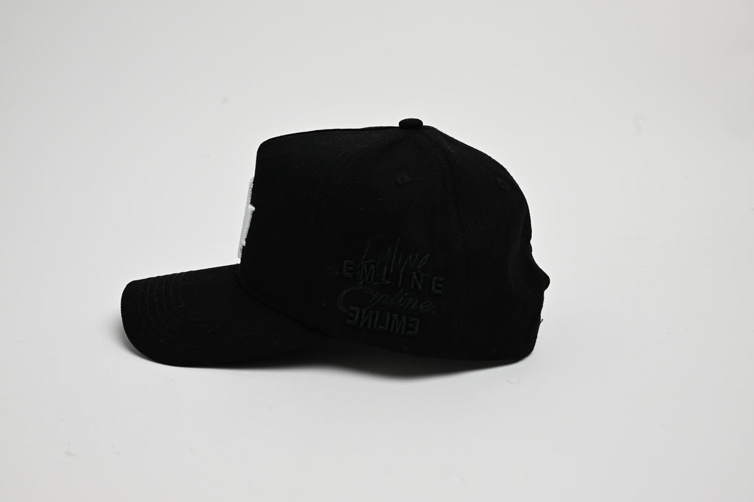 Logo Hat- Black/White