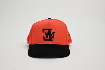 Logo Hat- Orange/Black