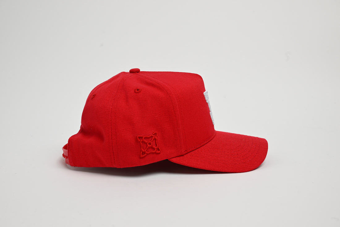 Logo Hat- Red/White