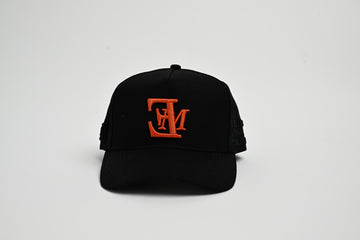Logo Hat- Black/Orange