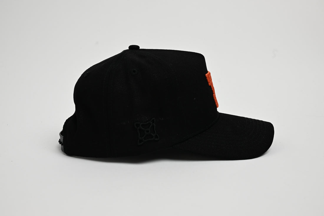 Logo Hat- Black/Orange