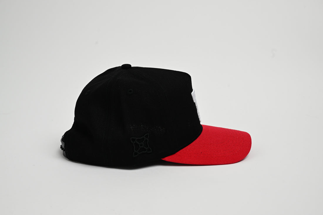 Logo Hat- Black/Red