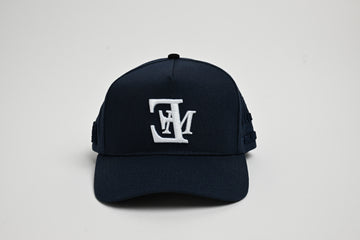 Logo Hat- Navy/White