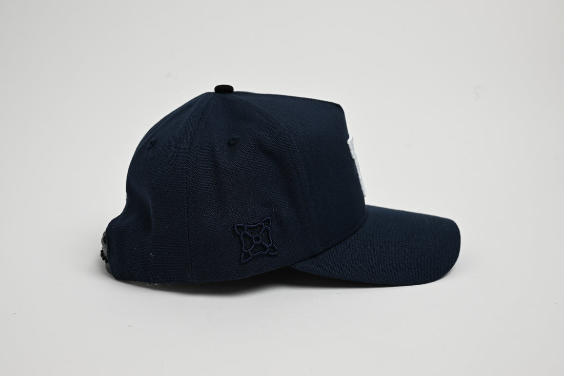 Logo Hat- Navy/White