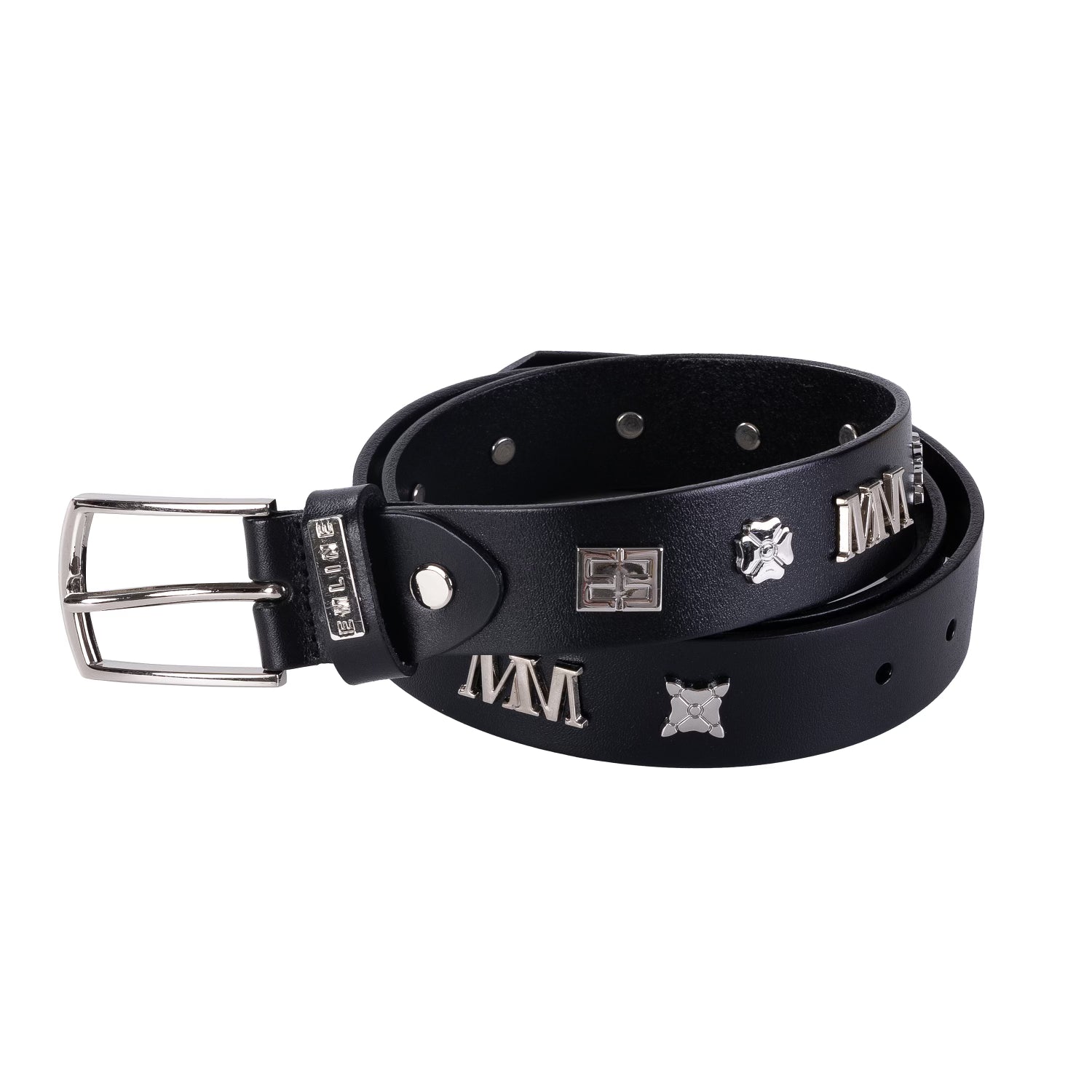 Emline Logo Belt - Black