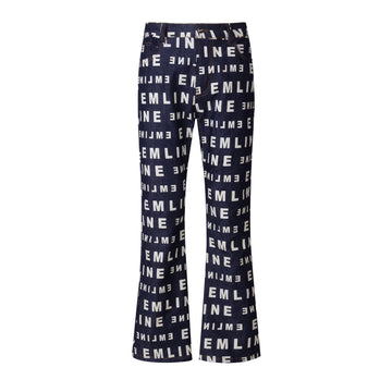 Logo Denim Pants - Blue Indigo