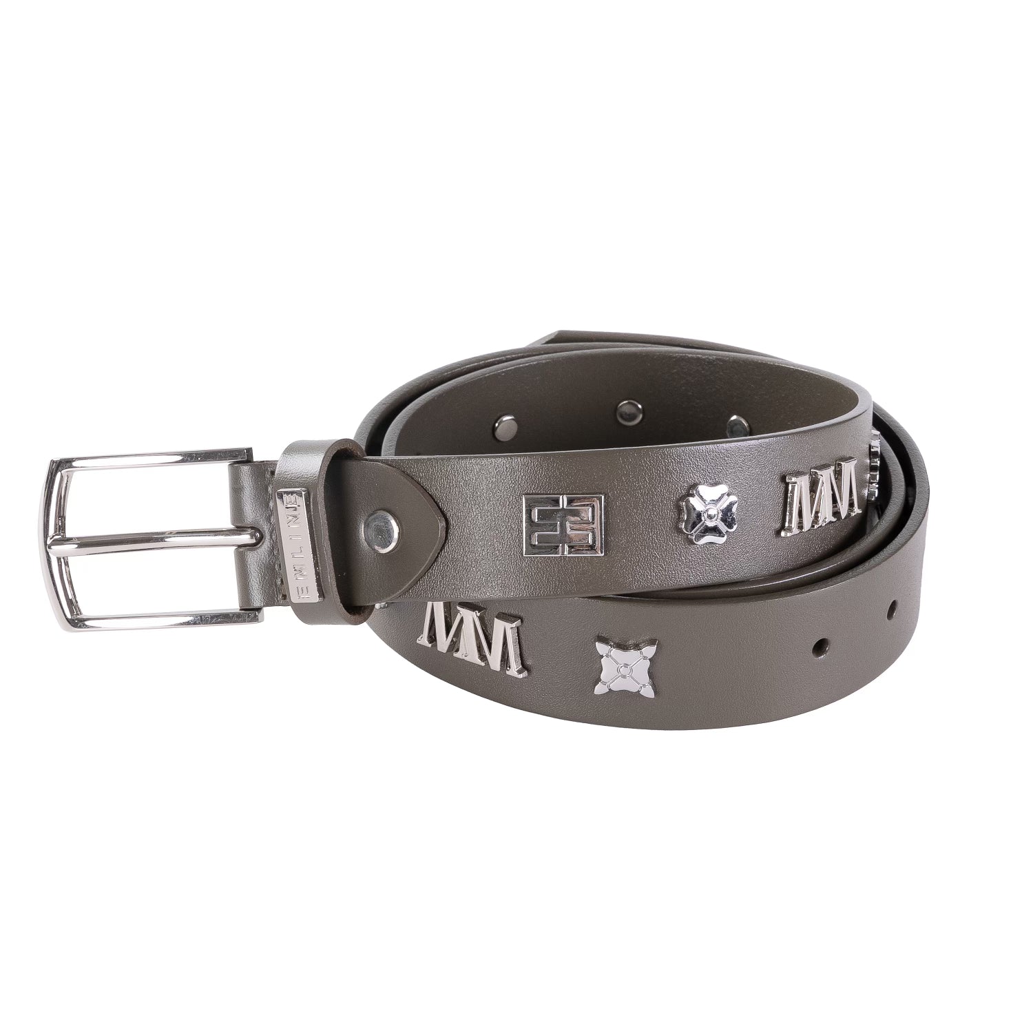 Emline Logo Belt - Taupe