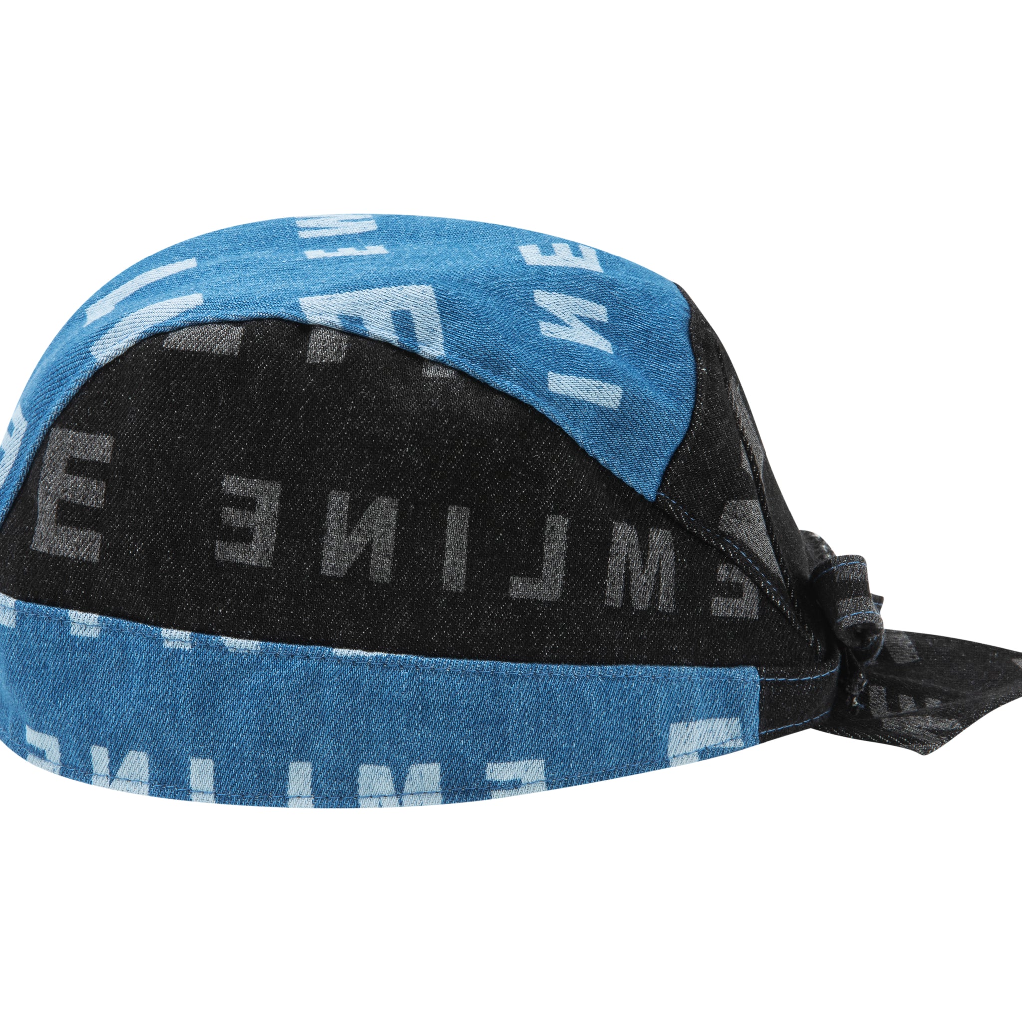 Biker Hat Design 001 - Black/Blue