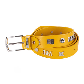 Emline Logo Belt - Yellow