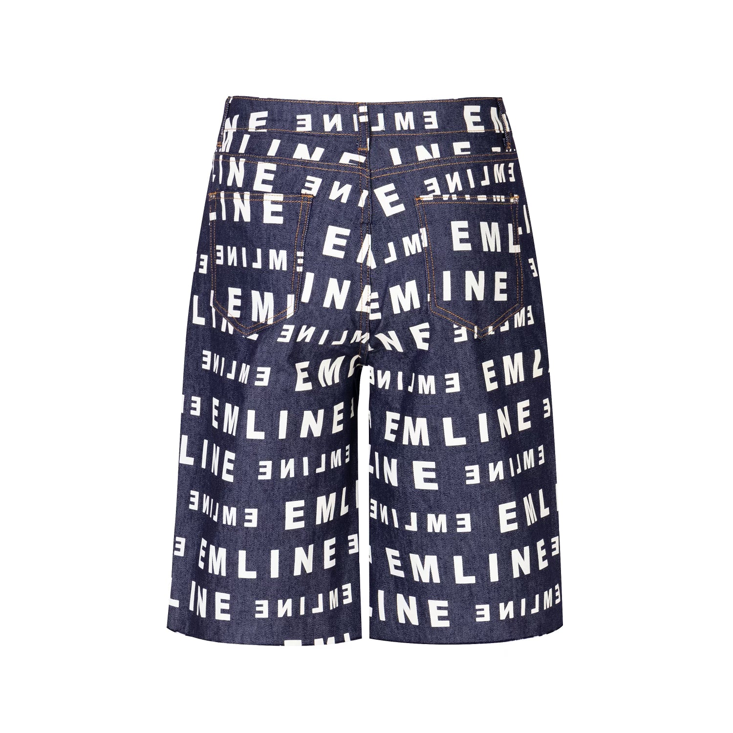 ●Mardi Mercredi● DENIM SHORTS LOGO MRCD_BLUE Denim shorts - pull&bear