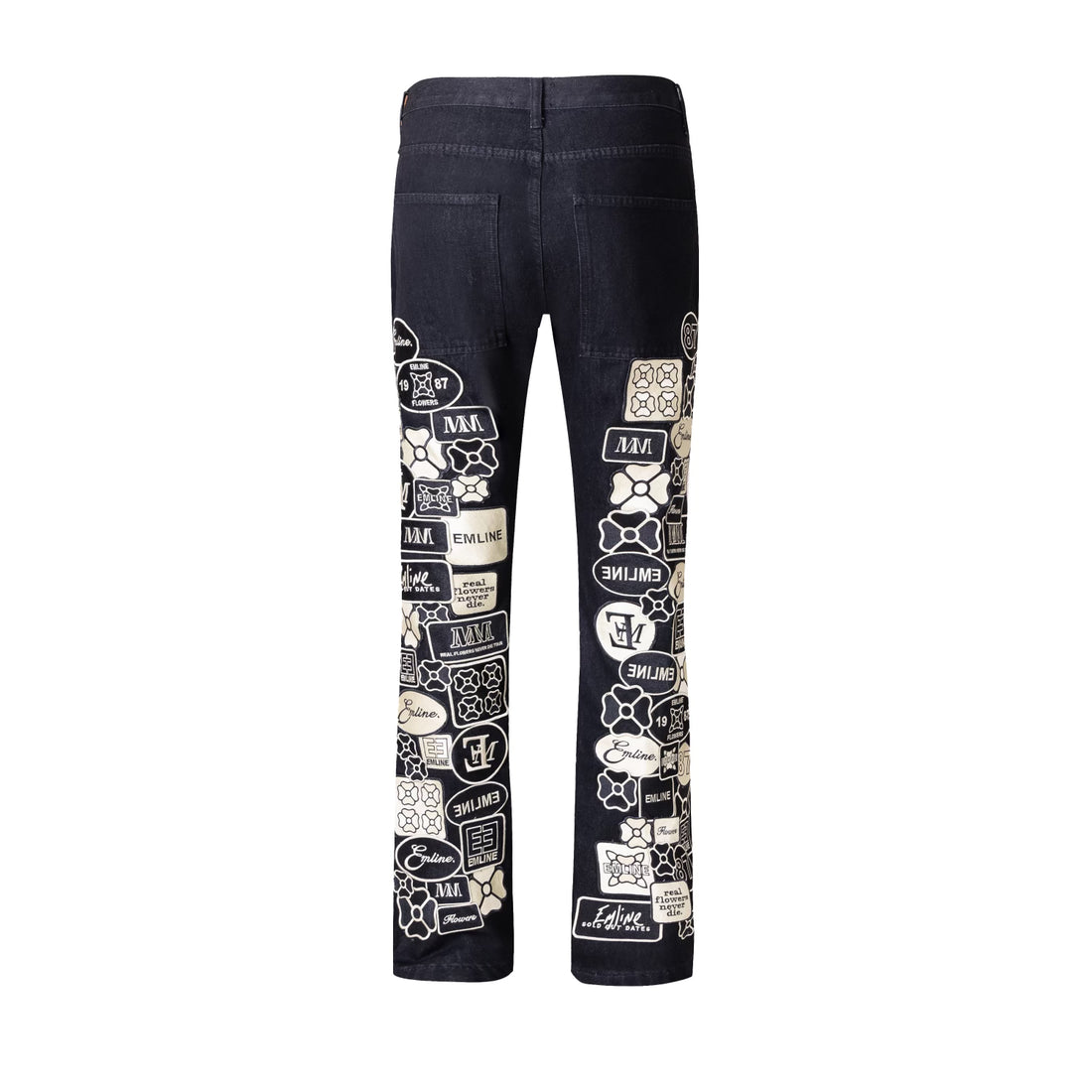 Patchwork Denim - Black