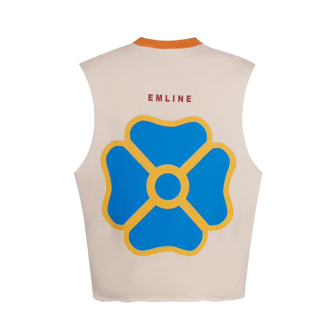 Design 136 - Cream/Orange