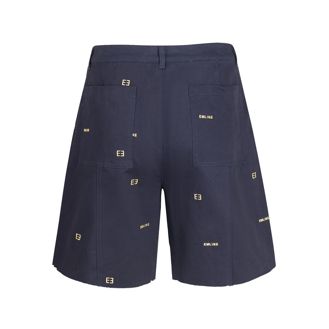 Design 147 - Work Shorts Navy/Yellow