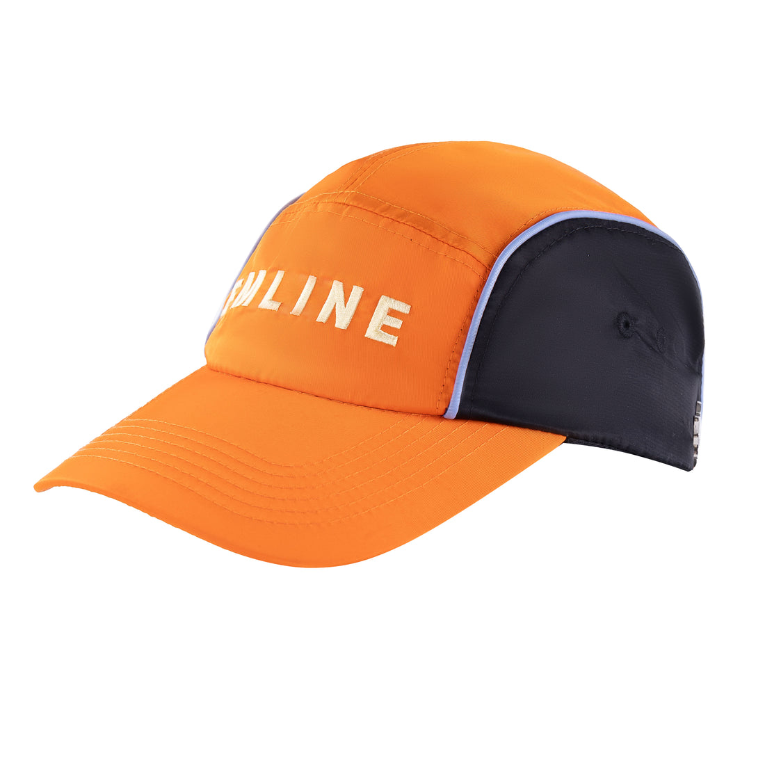Emline Satin Camper - Black/Orange