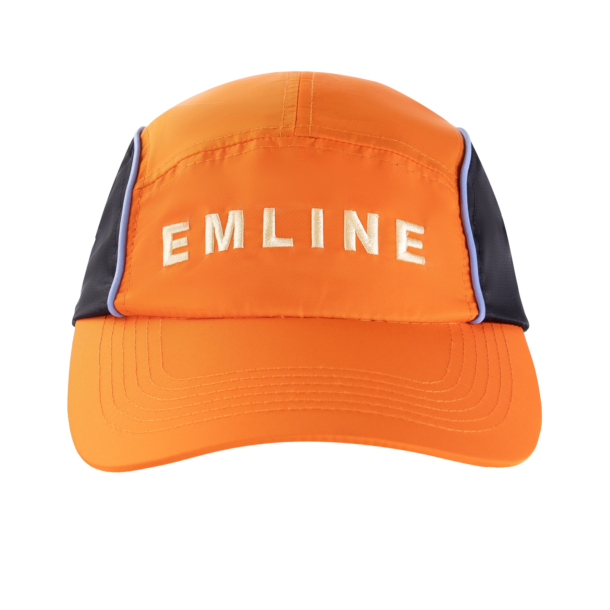 Emline Satin Camper - Black/Orange