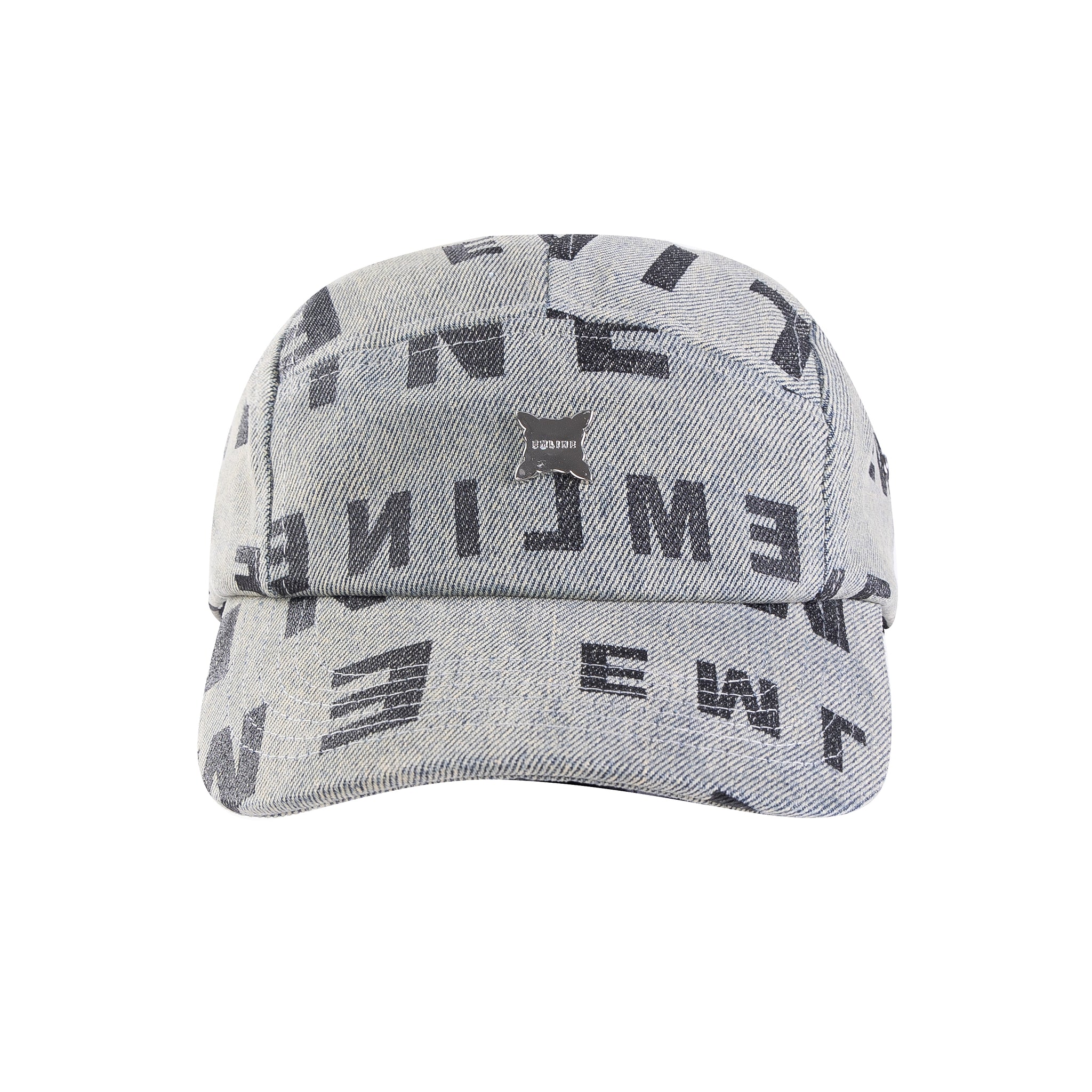 Logo Denim 5 Panel Hat - Apricot