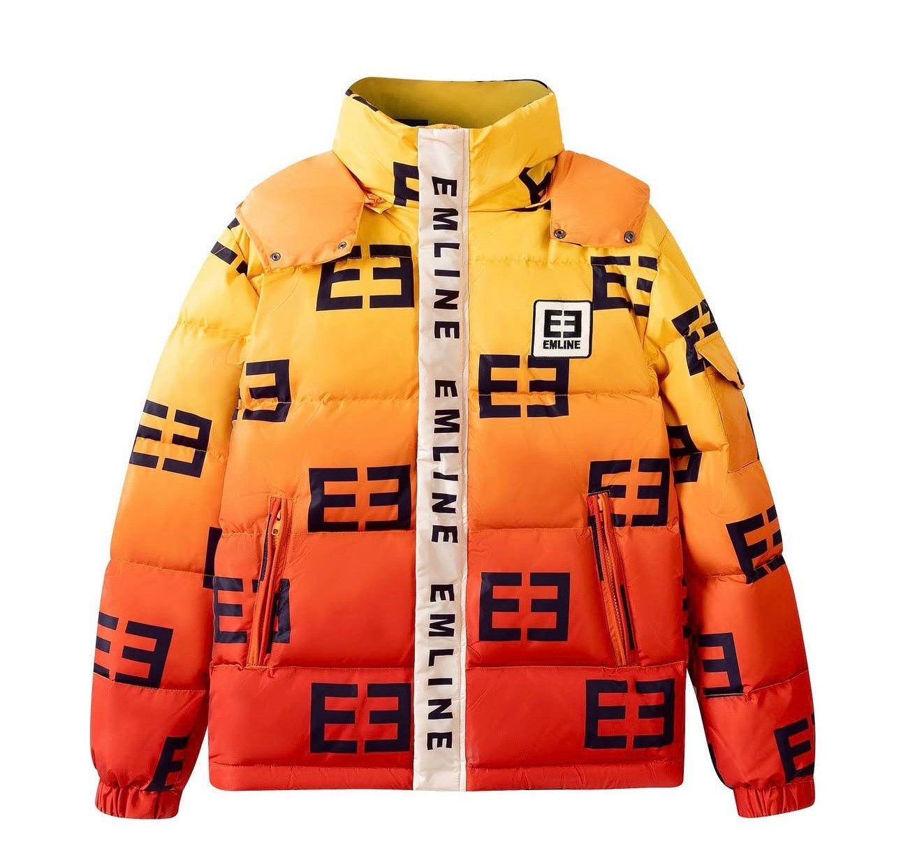 Emline Puff Jacket - Red