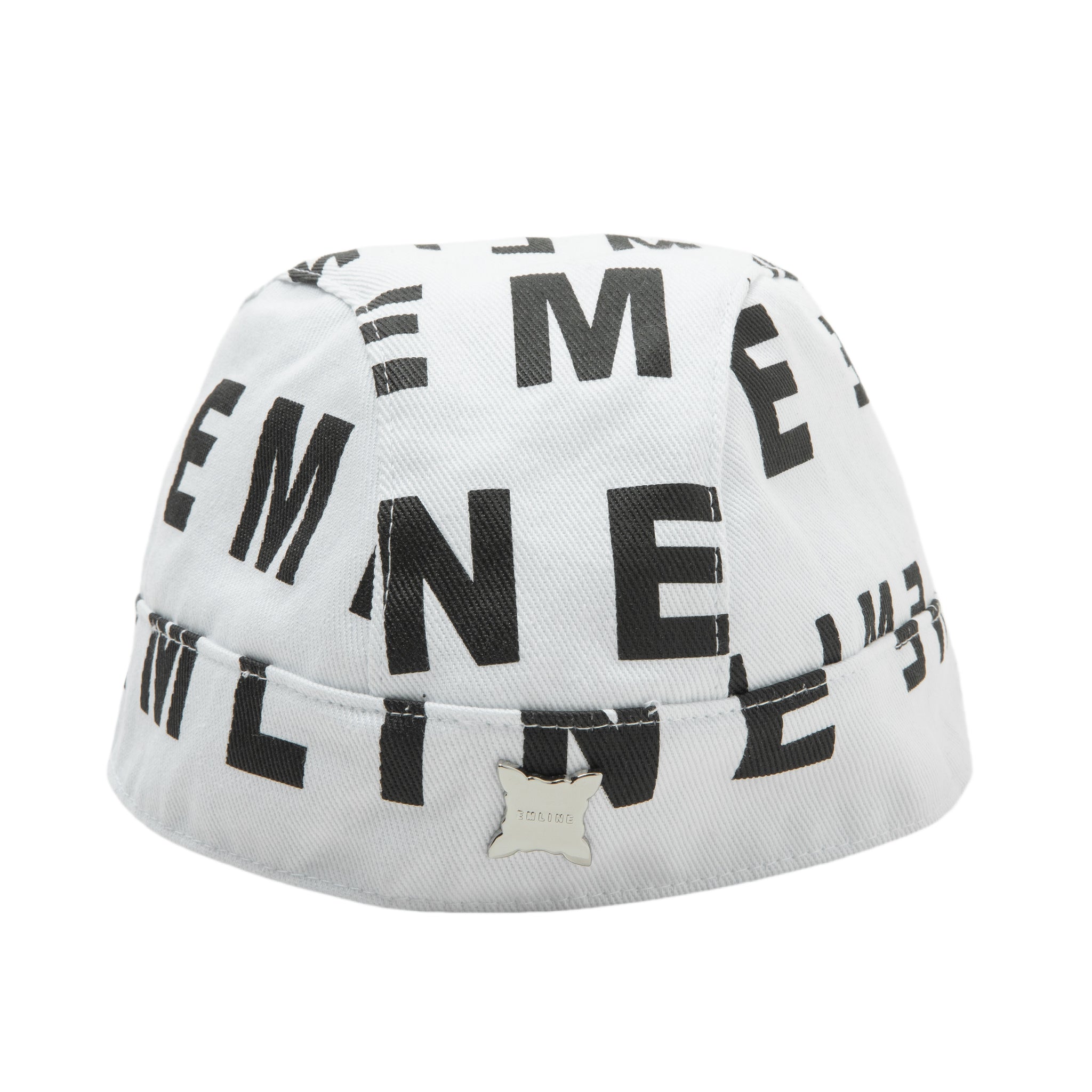 Biker Hat Design 001 - White