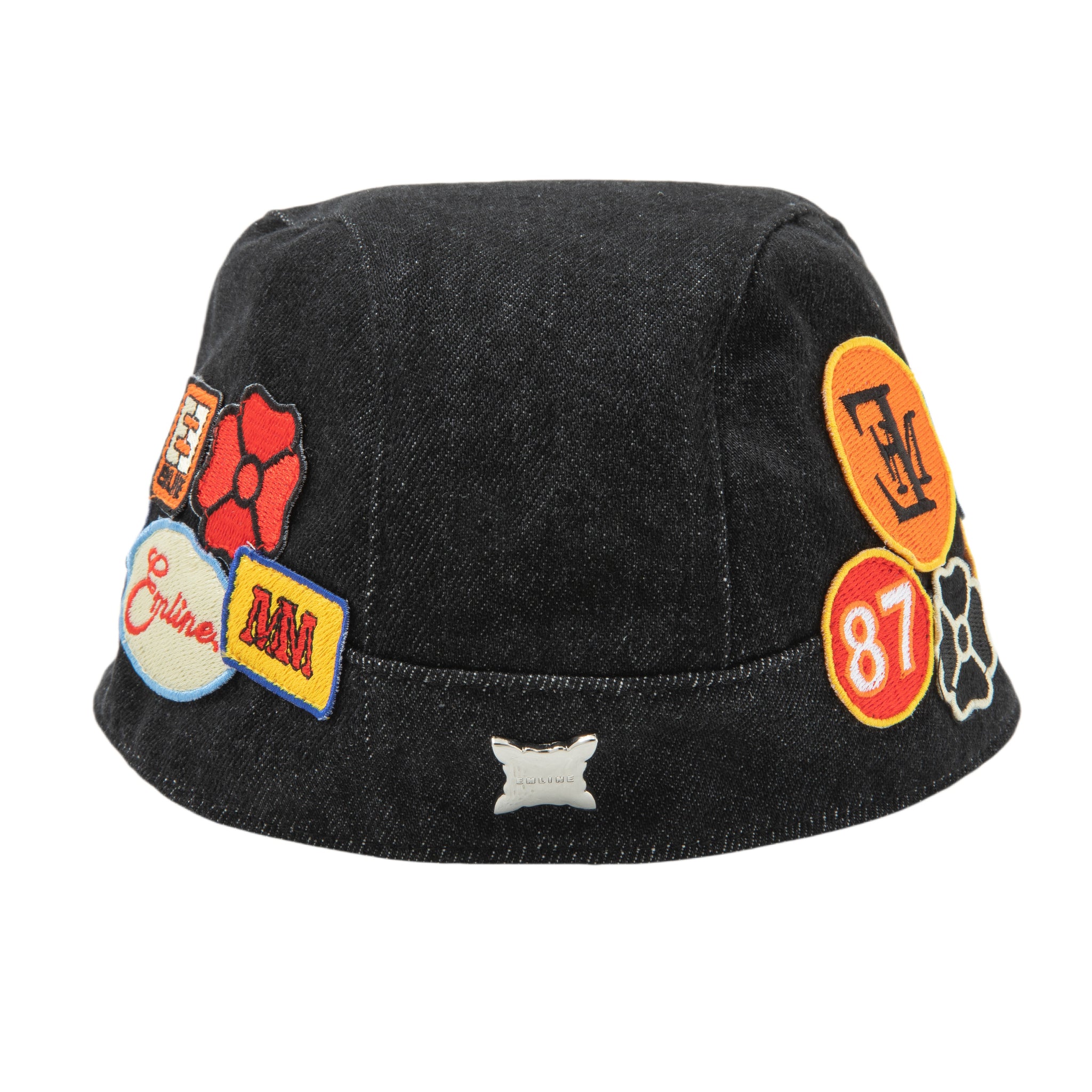 Biker Hat Design 001 - Ash Black