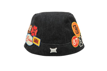 Biker Hat Design 001 - Ash Black